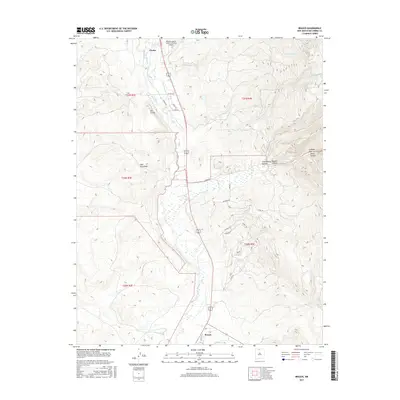 2017 Map of Brazos, 2017 Print
