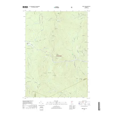2018 Map of Bread Loaf, 2018 Print