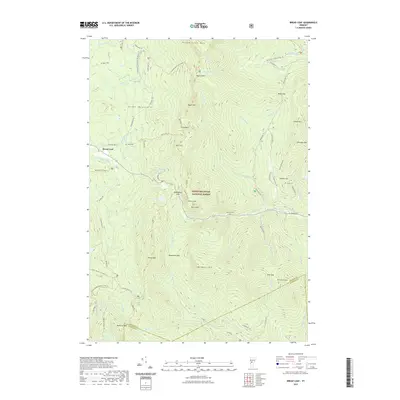 2021 Map of Bread Loaf, 2021 Print