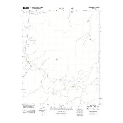 2011 Map of Bread Springs, 2011 Print