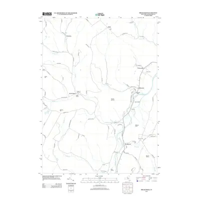2013 Map of Breakabeen, 2013 Print