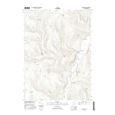 2016 Map of Breakabeen, 2016 Print
