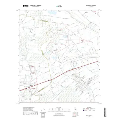 2018 Map of Breaux Bridge, 2018 Print