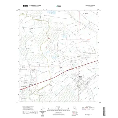 2020 Map of Breaux Bridge, 2020 Print