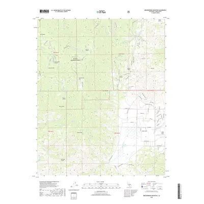 2018 Map of Breckenridge Mountain, 2018 Print