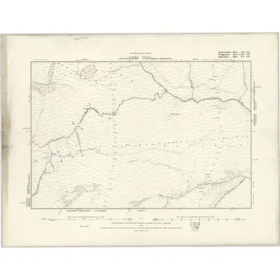 1887 Map of Brecknockshire III.NE, 1888 Print