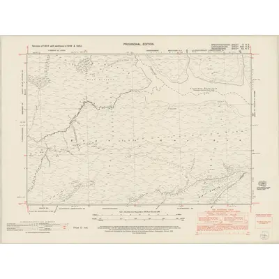 1948 Map of Brecknockshire III.NE, 1953 Print