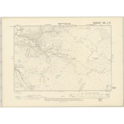 1904 Map of Brecknockshire III.NW, 1906 Print