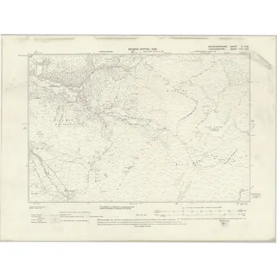 1904 Map of Brecknockshire III.NW, 1931 Print
