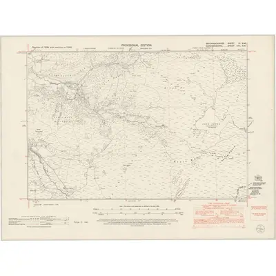 1948 Map of Brecknockshire III.NW, 1953 Print
