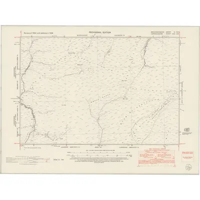 1948 Map of Brecknockshire III.SE, 1953 Print