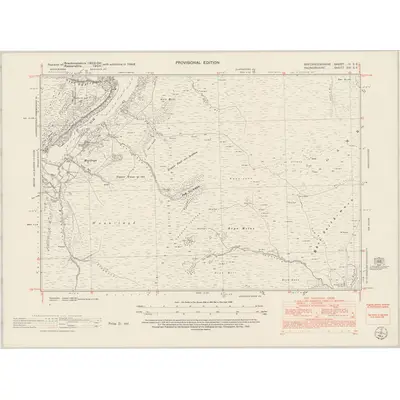 1948 Map of Brecknockshire IV.SE, 1953 Print