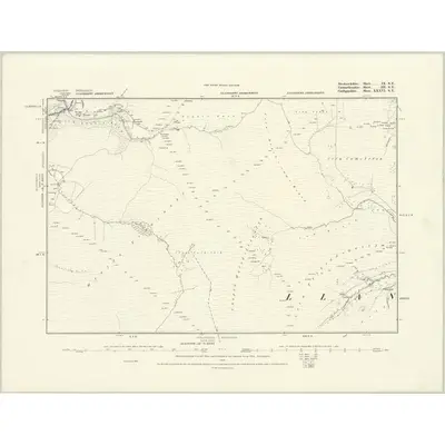1887 Map of Brecknockshire IX.SE, 1888 Print