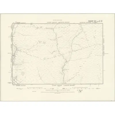 1887 Map of Brecknockshire VI.NE, 1888 Print