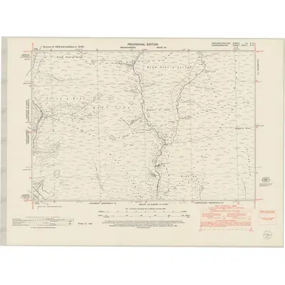 1948 Map of Brecknockshire VI.NE, 1953 Print