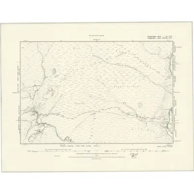1887 Map of Brecknockshire VI.NW, 1888 Print