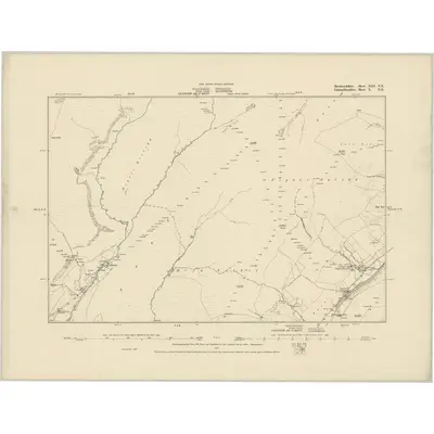 1887 Map of Brecknockshire XIII.NE