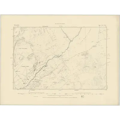 1884 Map of Brecknockshire XLV.NW