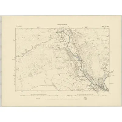 1884 Map of Brecknockshire XLV.SE