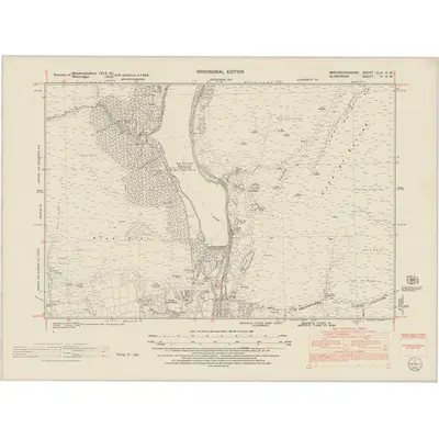 1948 Map of Brecknockshire XLVI.NW, 1953 Print