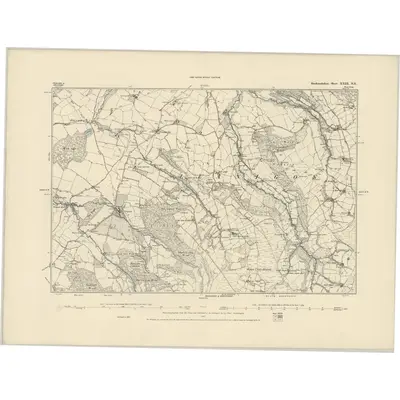 1887 Map of Brecknockshire XXIII.NE