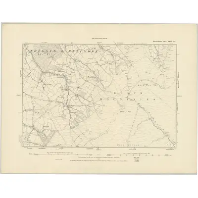 1887 Map of Brecknockshire XXIII.SE