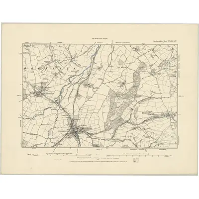 1887 Map of Brecknockshire XXIII.SW