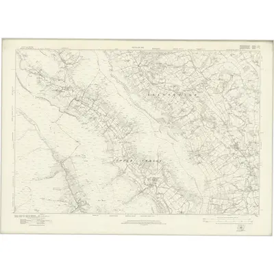 1916 Map of Brecknockshire XXX, 1922 Print