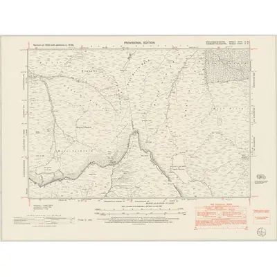 1948 Map of Brecknockshire XXXI.SE, 1953 Print