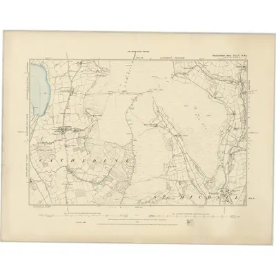 1886 Map of Brecknockshire XXXV.NW