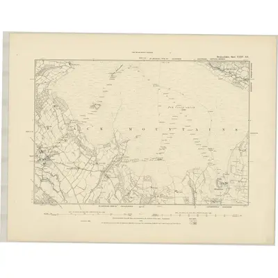 1886 Map of Brecknockshire XXXV.SE