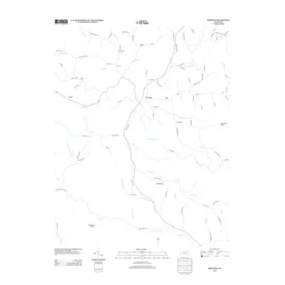 2013 Map of Breeding, 2013 Print