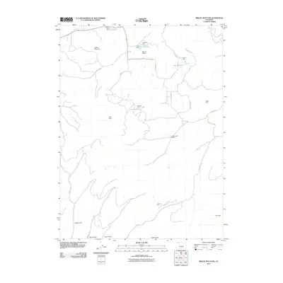 2010 Map of Breeze Mountain, 2010 Print