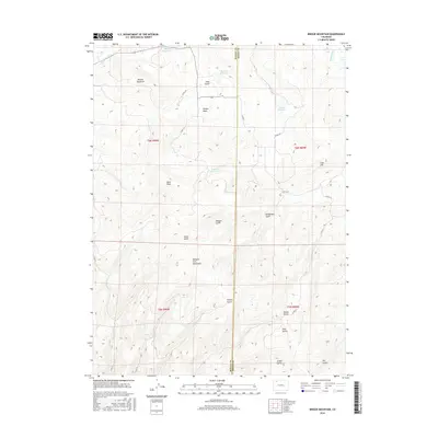 2016 Map of Breeze Mountain, 2016 Print