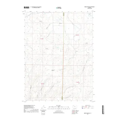 2019 Map of Breeze Mountain, 2019 Print