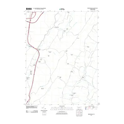 2010 Map of Breezewood, 2010 Print