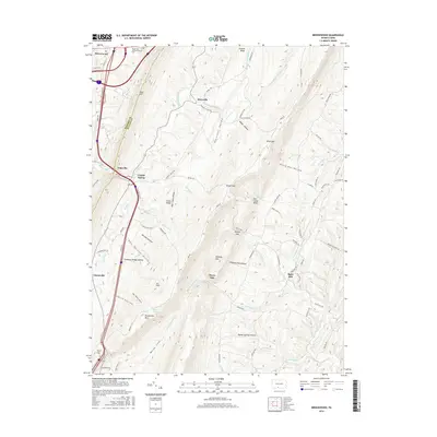 2016 Map of Breezewood, 2016 Print
