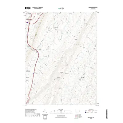 2019 Map of Breezewood, 2019 Print
