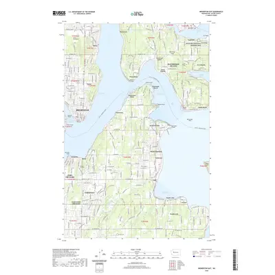2020 Map of Bremerton East, 2020 Print
