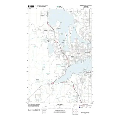 2011 Map of Bremerton West, 2011 Print