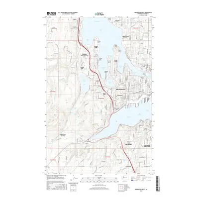 2017 Map of Bremerton West, 2017 Print