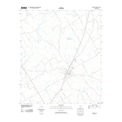 2010 Map of Bremond, 2010 Print