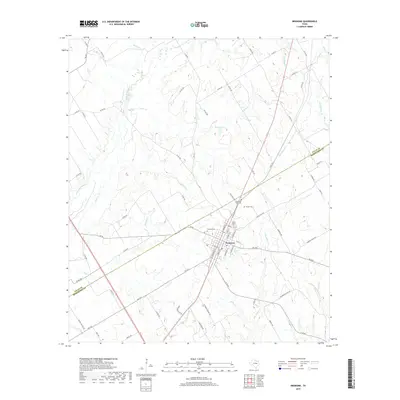2019 Map of Bremond, 2019 Print
