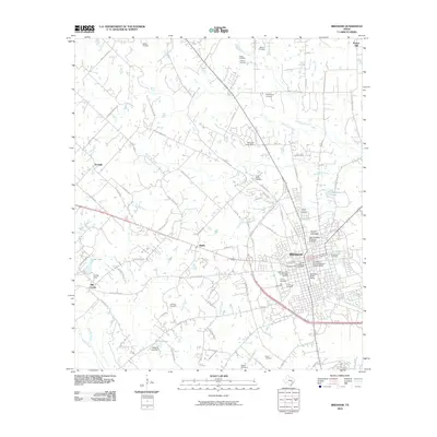 2010 Map of Brenham, 2010 Print