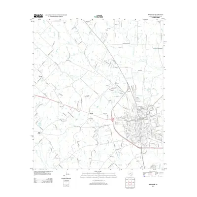 2013 Map of Brenham, 2013 Print