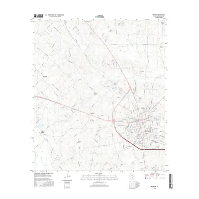 2016 Map of Brenham, 2016 Print