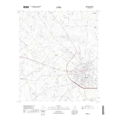 2019 Map of Brenham, 2019 Print