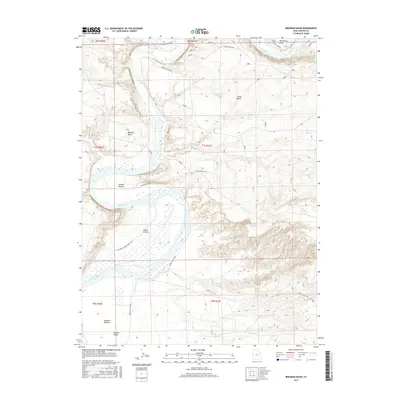2017 Map of Brennan Basin, 2017 Print