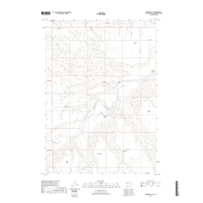 2017 Map of Brennan Flat, 2017 Print