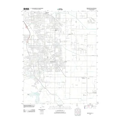 2012 Map of Brentwood, 2012 Print